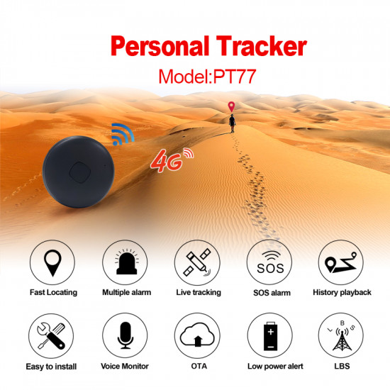 PT77 4G -Personal GPS Tracker SN21245