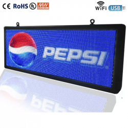  P5 Full color Water proof LED Display, Size:134x38x7.5 cm, Video, Text, Wi-Fi+USB, Resolution: 64*256  SN18463