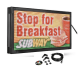  P5 Full color Water proof LED Display, Size:134x54x7.5 cm, Video, Text, Wi-Fi+USB, Resolution: 96*256 SN112383