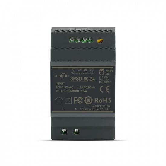 Din Rail Type SMPS Power Supply 24V-2.5A-60W  SN3331